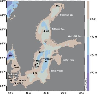 Deltaproteobacteria and Spirochaetes-Like Bacteria Are Abundant Putative Mercury Methylators in Oxygen-Deficient Water and Marine Particles in the Baltic Sea